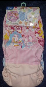 130センチ　ショーツ　プリキュアオールスターズ　2枚組　きゃらふるインナー