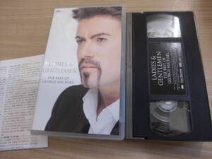 「Ladies & Gentlemen The Best Of George Michael」セル版VHSビデオ 冊子付