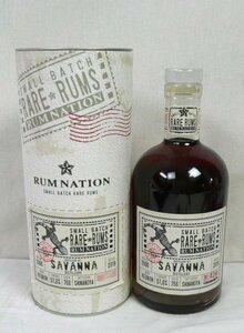 ☆☆RUMNATION ラムネイション　スモールバッチ　レアラム　SAVANNA サヴァンナ　2006-2019　700ml　57.6％☆未開栓 保管品