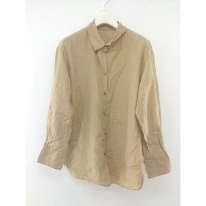 ◇ green label relaxing グリーンレーベル UNITED ARROWS 長袖 シャツ ブラウス ライトブラウン系 レディース P