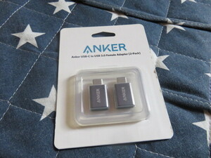 送料無料 アンカー Anker USB-C to USB 3.0 変換アダプタ Female Adapter 2個セット 匿名配送