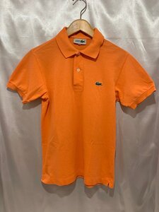 CHEMISE LACOSTE シュミーズ ラコステ 半袖ポロシャツ サイズ2 オレンジトップス メンズ