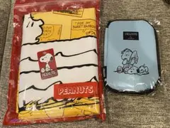 スヌーピーバスタオル　マルチケース