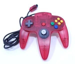 レトロゲーム N64 コントローラー 美品 / 動作品 本物 Nintendo ニンテンドー64 コントローラ (H-53)