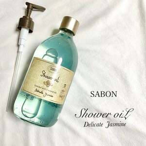 ★新品★SABON★サボン★シャワーオイル★デリケートジャスミン★500ml★ディスペンサー付