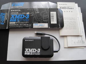 メガドライブ2用アナログRGB/Sユニット XMD-3 RGB/S 中古箱説付き 動作確認済 Megadrive2 Genesis2 CDX 32X S端子 ステレオ出力 高画質