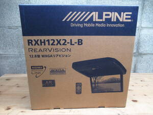 新品未使用 ALPINE アルパイン ハイエース フリップダウンモニター RXH12X2-L-B 12.8インチ 管理6Z1221G