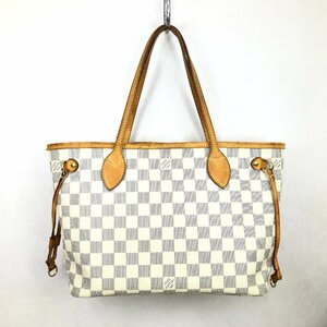 LOUIS VUITTON ルイヴィトン ダミエ アズール ネヴァーフルPM N51110 トート バッグ ハンド レディース ブランド 鞄 フランス製