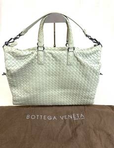 希少即決！男女兼用　ボッテガヴェネタ　レザーBOTTEGA VENETA イントレチャート ショルダーバッグ　ショルダーベルト付属