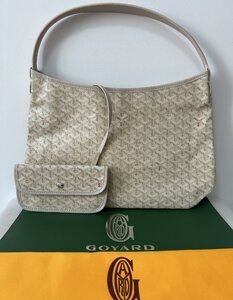 Goyard ゴヤール ハンドバッグ PVCキャンバス/レザー HOBOバッグ