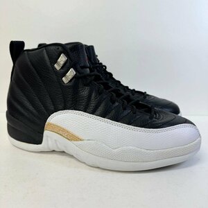 27.5cm AIR JORDAN 12 136001-061 エア ジョーダン 12 ブラック/ホワイト メンズ スニーカー FX H105710