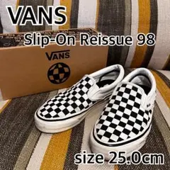 【特価】Slip-On Reissue 98 チェッカー スリッポン 25cm