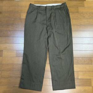 スラックス オリーブ LL 古着 パンツ pants used