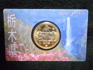 ５００円 栃木県 地方自治法施行60周年 バイカラークラッド貨 カード型 未開封