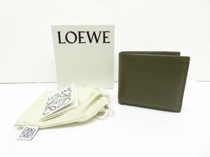 ロエベ LOEWE リピートアナグラム バイフォールド ウォレット 二つ折り財布 △WP1845