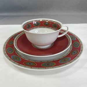 ［道］Rosenthal Classic GERMANY PEARL CHINA ローゼンタール ベルグレービア BELGRAVIA カップ＆ソーサー ケーキプレート 3点セット