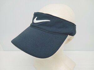 [13B-61-015-1] NIKE DRI-FIT テックツアーサンバイザー 727033 ゴルフ ナイキ ドライフィット ブラック サイズフリー