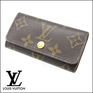 TS LOUIS VUITTON/ヴィトン モノグラム 4連キーケース M62631 ミュルティクレ4