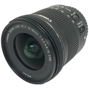 【動作保証】Canon ZOOM LENZ EF-S 10-18mm F:4.5-5.6 IS STM キャノン カメラ レンズ 中古 良好 F8902266