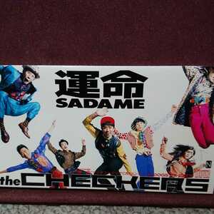 ★①★ チェッカーズ のシングルＣＤ 「運命 SADAME」