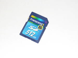 動作保証！Transcend SDカード 512MB