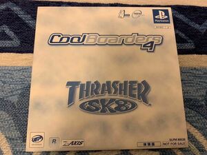 PS体験版ソフト COOL BOARDERS (クール ボーダーズ4) &THRASHER SK8（スラッシャー SK8）非売品 送料込み ウエップシステム PlayStation