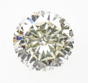 【100円～】VS2！0.367ct 天然ダイヤ VERY LIGHT YELLOW（ナチュラルカラー）RD