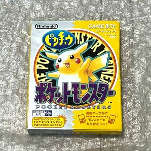 〈箱説付属・動作確認済み〉 GB ゲームボーイ ポケットモンスターピカチュウ GAMEBOY Pokemon Pikachu 初期 初代