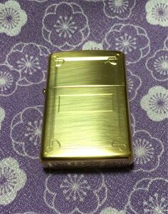 ZIPPO ジッポー 2002年　金色　ゴールド　現状品