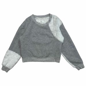 Rare 01AW Y‘s fur docking sweatshirt Yohji Yamamoto archive collection vintage Japanese label 00s ヨウジヤマモト 希少