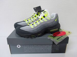 国内正規新品未使用 NIKE AIR MAX 95 OG BLACK/YELLOW LT GRAPITE US9 /27cm CT1689 001 ブラック/ネオンイエロー/ライトグラファイト