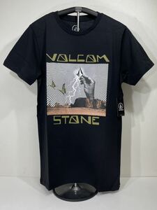 VOLCOM ボルコム AF032105BLK メンズ Sサイズ 半袖Tシャツ デザイン プリントティー PrintTee ブラック色 ヴォルコム 新品 即決 送料無料