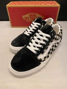 【新品】VANS OLD SKOOL SHERPA CHECKER BOARD/BLACK US6.5 24.5㎝ ヴァンズ オールドスクール シェルパ チェッカーブラック ホワイト