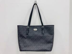 ◆【美品】MICHAEL KORS マイケルコース トートバッグ ショルダーバッグ ブラック シルバー レディース 