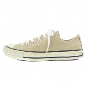 コンバース CONVERSE ALL STAR オールスター ローカットキャンバススニーカー シューズ ロゴ US5 24cm ベージュ 1CL129 /BB レディース