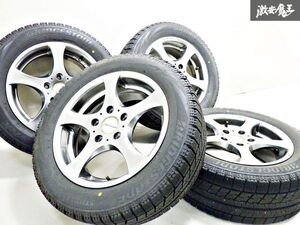 BS VRX ブリザック ユーロデザイン ホイール 16インチ 6.5J +42 PCD120 5穴 205/55R16 スタッドレス 4本 BMW E81 E82 1シリーズ ★ 棚1F14