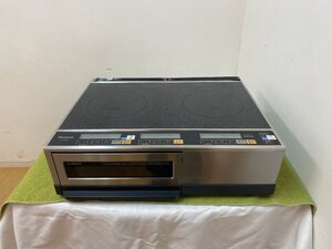 ベーシックモデル★清掃済 Panasonic IHクッキングヒーター KZ-KB21D 左右10段&グリル3段火力調整 据置型 光火力センサー 電気コンロ 200V