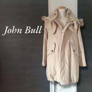 JOHNBULL モッズコート ミリタリー ウールジャケット ファーフーディー