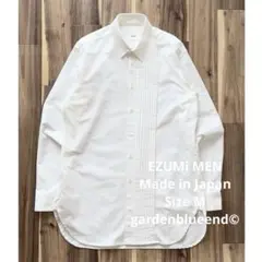 EZUMi MEN エズミ フリルタック ドレスシャツ オックスフォードシャツ