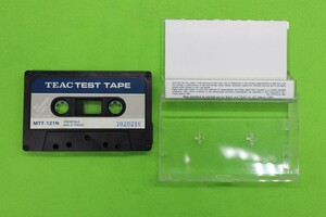 希少未使用 7020216 TEAC TEST TAPE MTT-121N CROSSTALK 1kHz 2 TRACK PRAGUE 1981 MADE IN JAPAN ティアック テストテープ