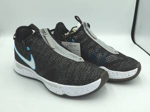 新品　27センチ　NIKE ナイキ PG 4 EP　ポール・ジョージ ４ EP black/white-wolf grey-blue fury CD5082-004