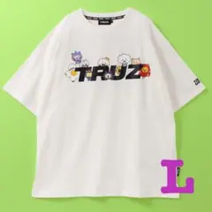 新品　TRUZ トゥルーズ　ロゴ　Tシャツ　ホワイト　レディース　L