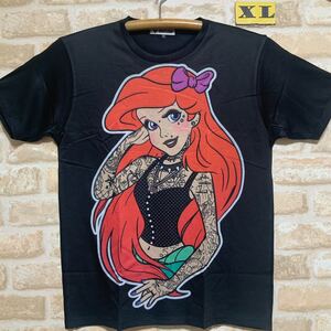 新品 リトルマーメイド アリエル Tシャツ ダークプリンセス XL サイズ