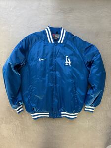 NIKE Los Angeles Dodgers ナイキ ロサンゼルス ドジャース スタジャン アワードジャケット L 90s MLB 大谷翔平 レア 極美品 