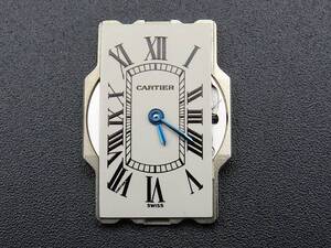 1円～! 稼働品★正規品 Cartier カルティエ 純正ムーブ Cal.157 クォーツ 純正文字盤付き パーツ レディース腕時計 SSCLG7403