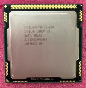 CPU 20個セット Intel Core i5-650 SLBTJ 3.20GHz i5 第1世代 プロセッサー 中古動作確認済 管理番号：C165