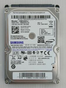 ★ジャンク品★SAMSUNG(サムスン)　ハードディスク HM320HJ 320GB/7200 rpm/Serial ATA300/2.5インチ★