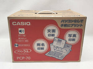 9958 R60119　展示品　CASIO カシオ　ハガキ＆フォトプリンター　プリン写ル　PCP-70