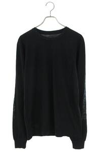 クロムハーツ 長袖カットソー CH L/S /2 サイズ:M ネックロゴアームプリント長袖カットソー 中古 GZ11