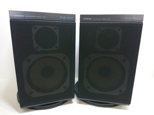 管理1348 ONKYO オンキョー 2way BASS-REFLEX スピーカーシステム PS-150 スピーカーペア 音出し確認済み 現状品